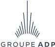 The groupe app logo on a black background.